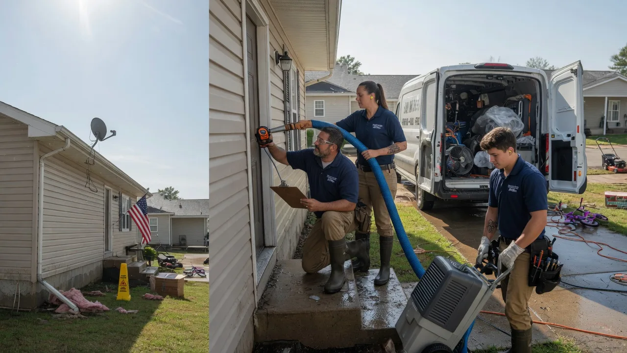 Ceiling Water Damage Restoration in Warrensville, NC near me